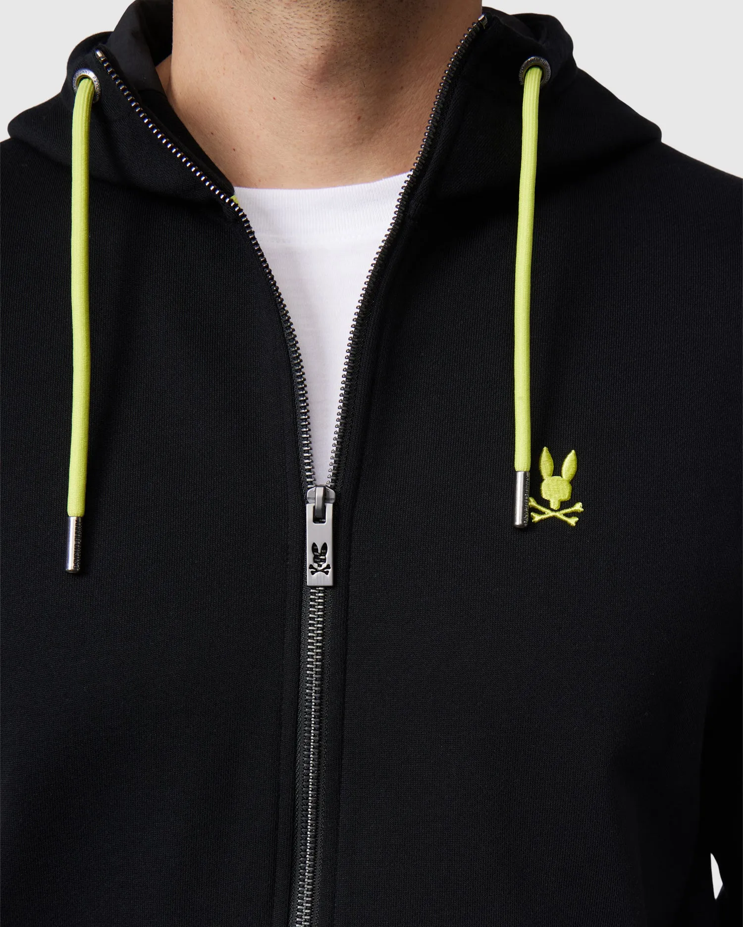 MENS BUFFALO FULL ZIP HOODIE - B6H175B200 sold by Psycho Bunny product image thumbnail 3
