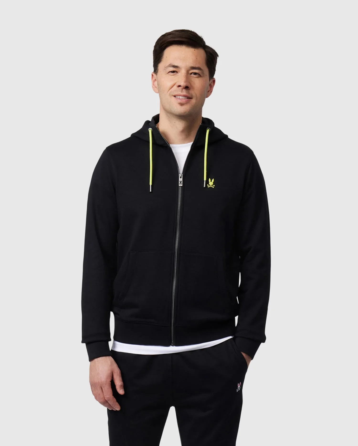 MENS BUFFALO FULL ZIP HOODIE - B6H175B200 sold by Psycho Bunny product image thumbnail 2