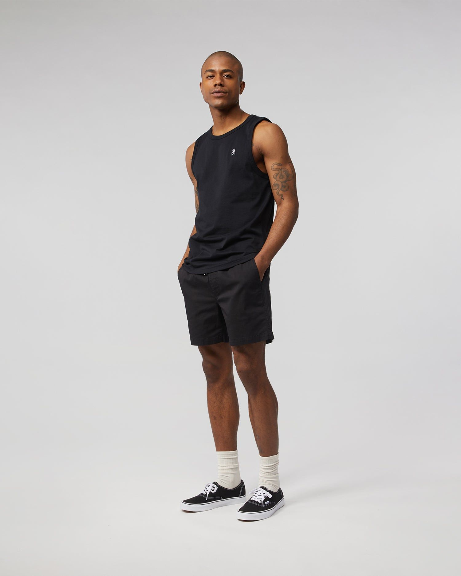 MENS LOVETT ELASTIC WAIST SHORTS - B6R444T1CE sold by Psycho Bunny product image thumbnail 4