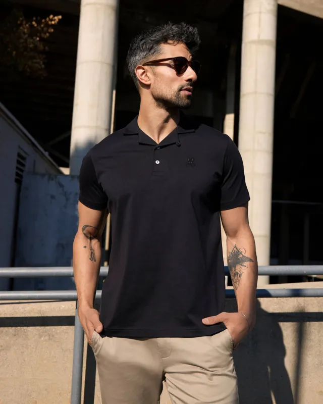 MENS CROWE SINGLE JERSEY POLO - B6K702X1PC sold by Psycho Bunny