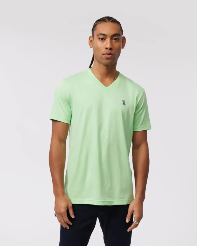 MENS CLASSIC V NECK TEE - B6U100X1PC sold by Psycho Bunny