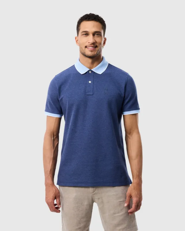 MENS WINDCREST PIQUE POLO SHIRT - B6K592C200 sold by Psycho Bunny