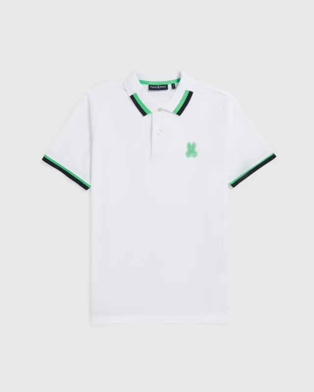 MENS BIG AND TALL PISANI PIQUE FASHION POLO - B9K731X1PC sold by Psycho Bunny