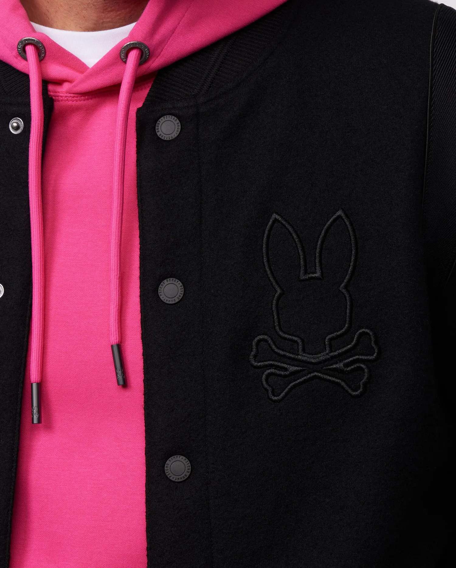 MENS OUTLINE KNIT BOMBER JACKET - B6J457Z1OW sold by Psycho Bunny product image thumbnail 5