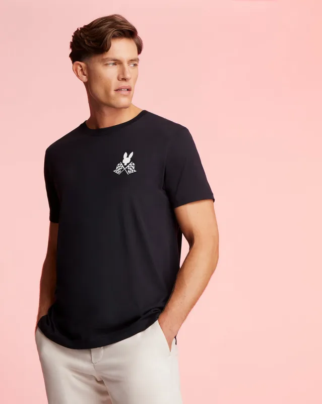 MENS MOTORSPORT CREW NECK TEE - B6U950A2PC sold by Psycho Bunny