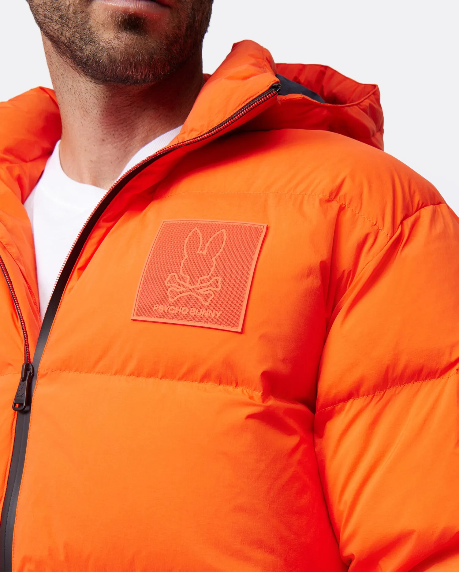 MENS ANDERSON DOWN PUFFER JACKET - B6N567Z1OW sold by Psycho Bunny product image thumbnail 4