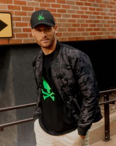MENS NELSON JACQUARD BOMBER JACKET - B6J382Z1OW sold by Psycho Bunny