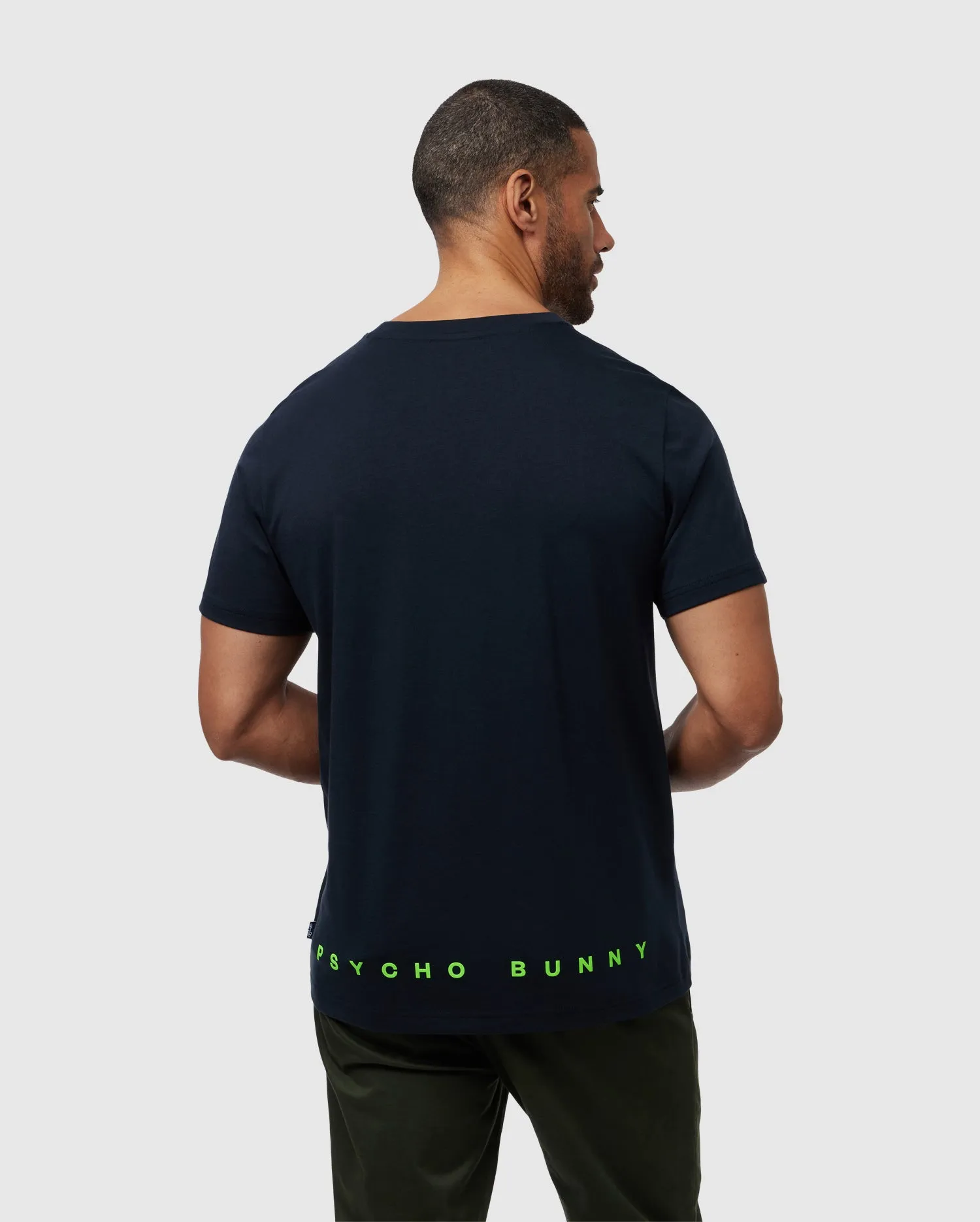 MENS POMPEY GRAPHIC TEE - B6U316B2TS sold by Psycho Bunny product image thumbnail 5