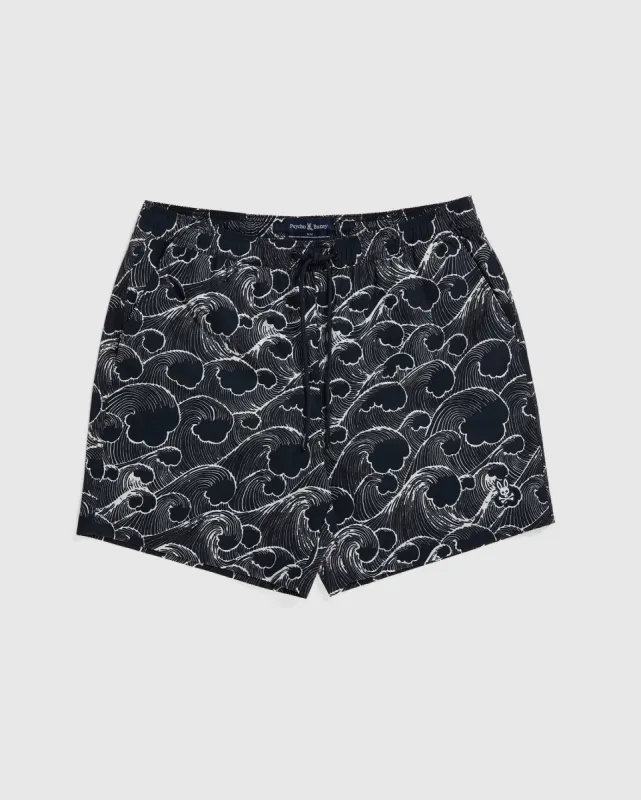MENS CYPRESS ALL OVER PRINT SWIM TRUNK - B6W951Y1PO sold by Psycho Bunny