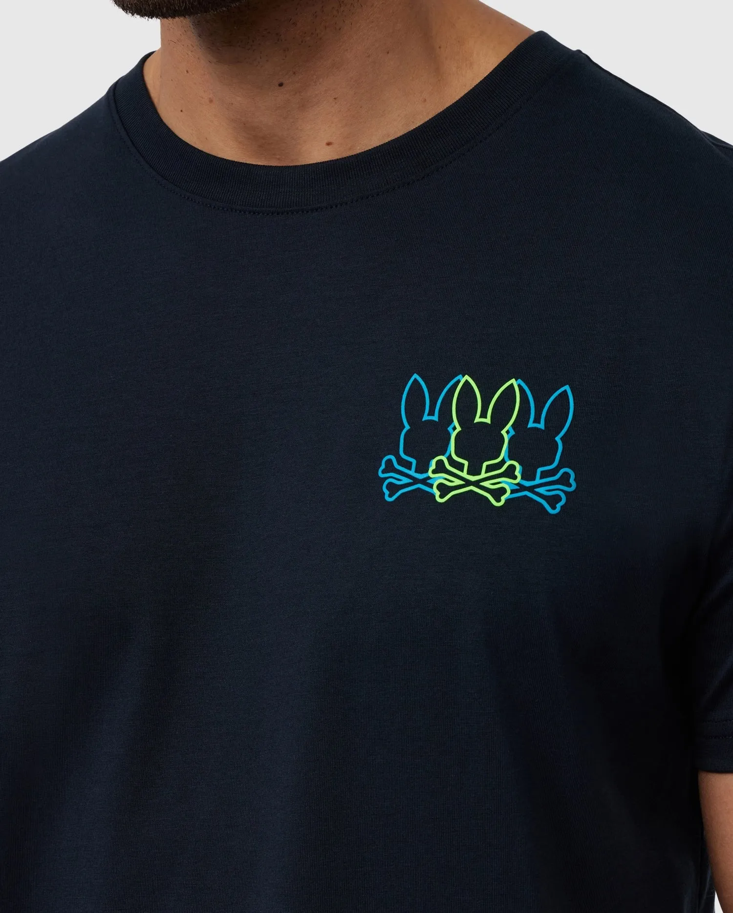 MENS POMPEY GRAPHIC TEE - B6U316B2TS sold by Psycho Bunny product image thumbnail 2