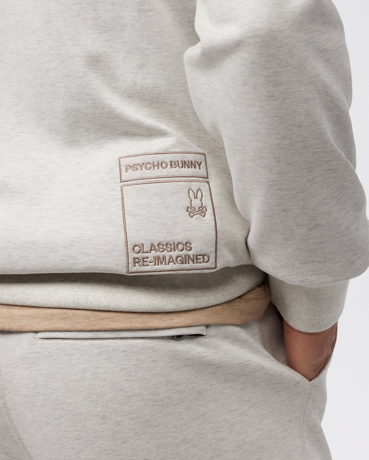 MENS OUTLINE PULLOVER HOODIE - B6H505Z1CN sold by Psycho Bunny product image thumbnail 5