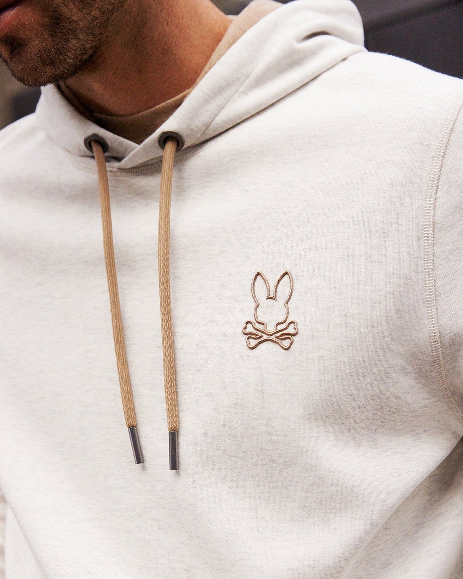 MENS OUTLINE PULLOVER HOODIE - B6H505Z1CN sold by Psycho Bunny product image thumbnail 7