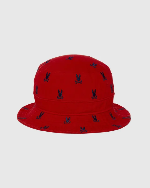 MENS BLEEKER BUNNY BUCKET HAT - B6A862U1HT sold by Psycho Bunny