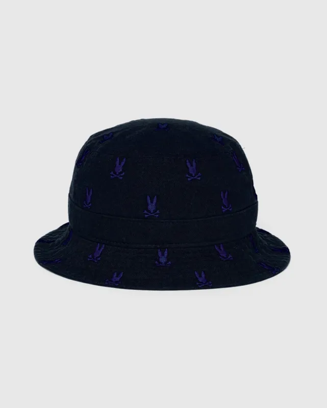 MENS BLEEKER BUNNY BUCKET HAT - B6A862U1HT sold by Psycho Bunny