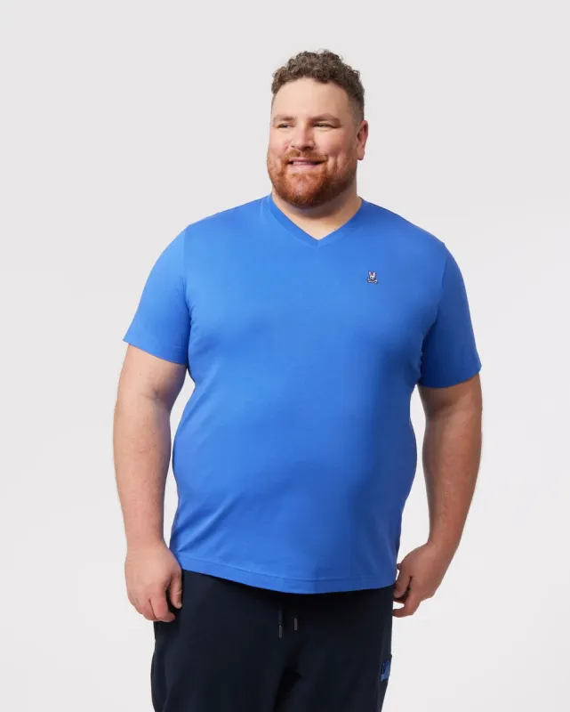 MENS BIG AND TALL CLASSIC V NECK TEE - B9U100X1PC sold by Psycho Bunny