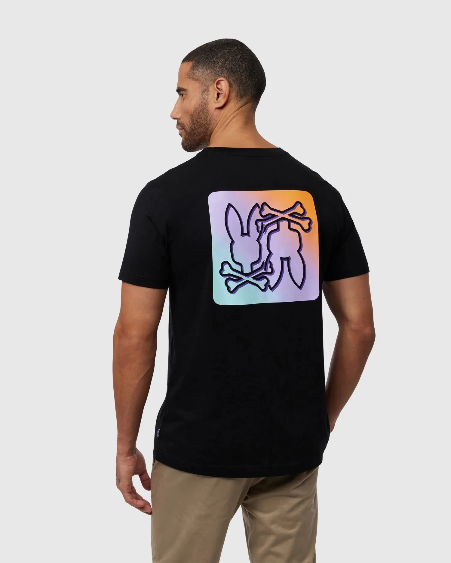 MENS PALM SPRINGS BACK GRAPHIC TEE - B6U908A2PC sold by Psycho Bunny product image thumbnail 5