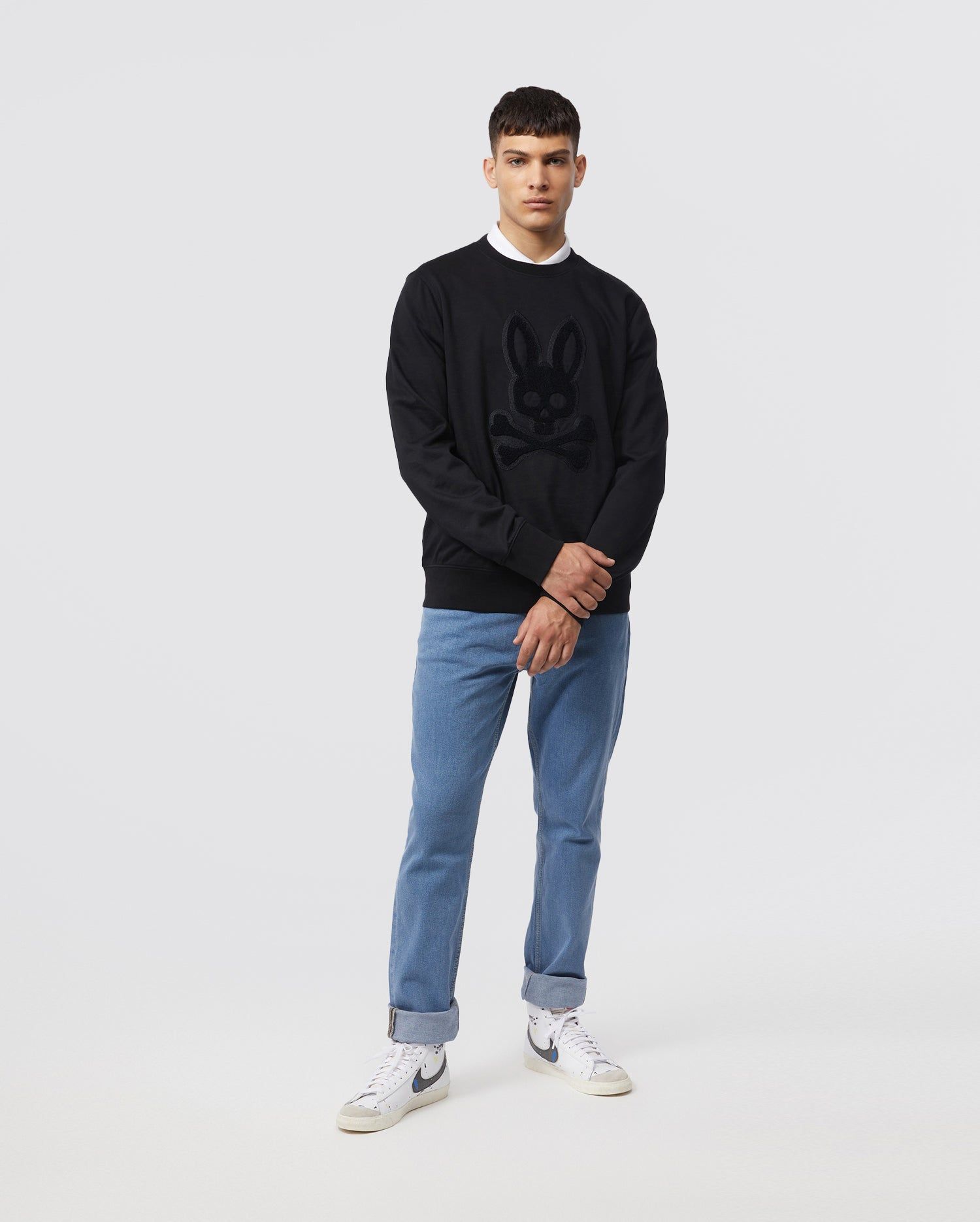 MENS BANK SWEATSHIRT - B6S823U1FT sold by Psycho Bunny product image thumbnail 5