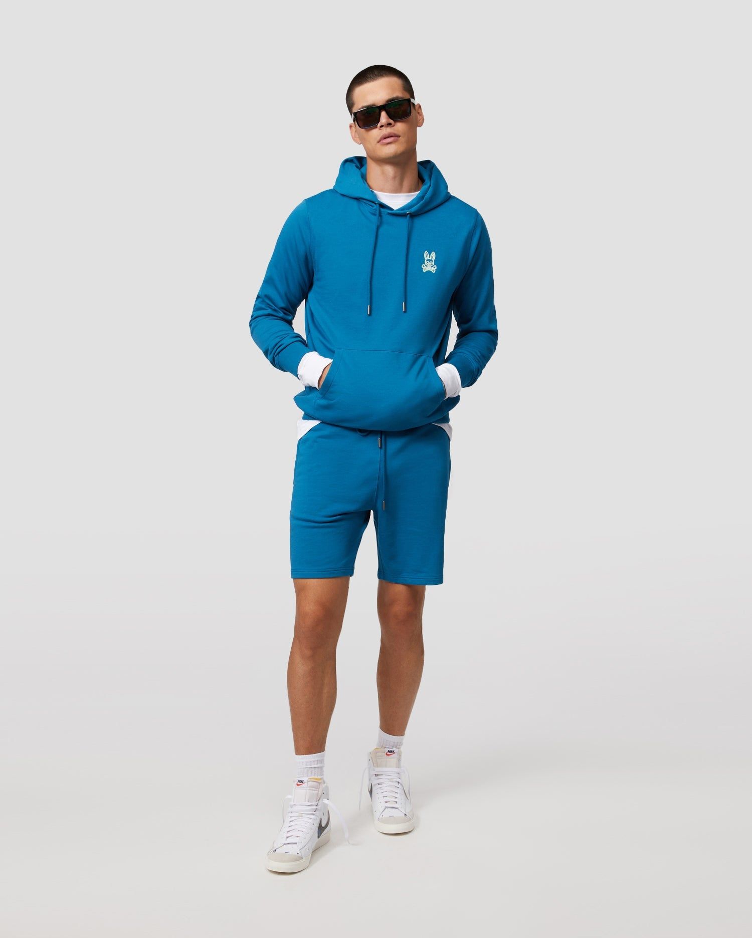 MENS GRESHAM EMBROIDERED SWEAT SHORTS - B6R161W1FT sold by Psycho Bunny product image thumbnail 4