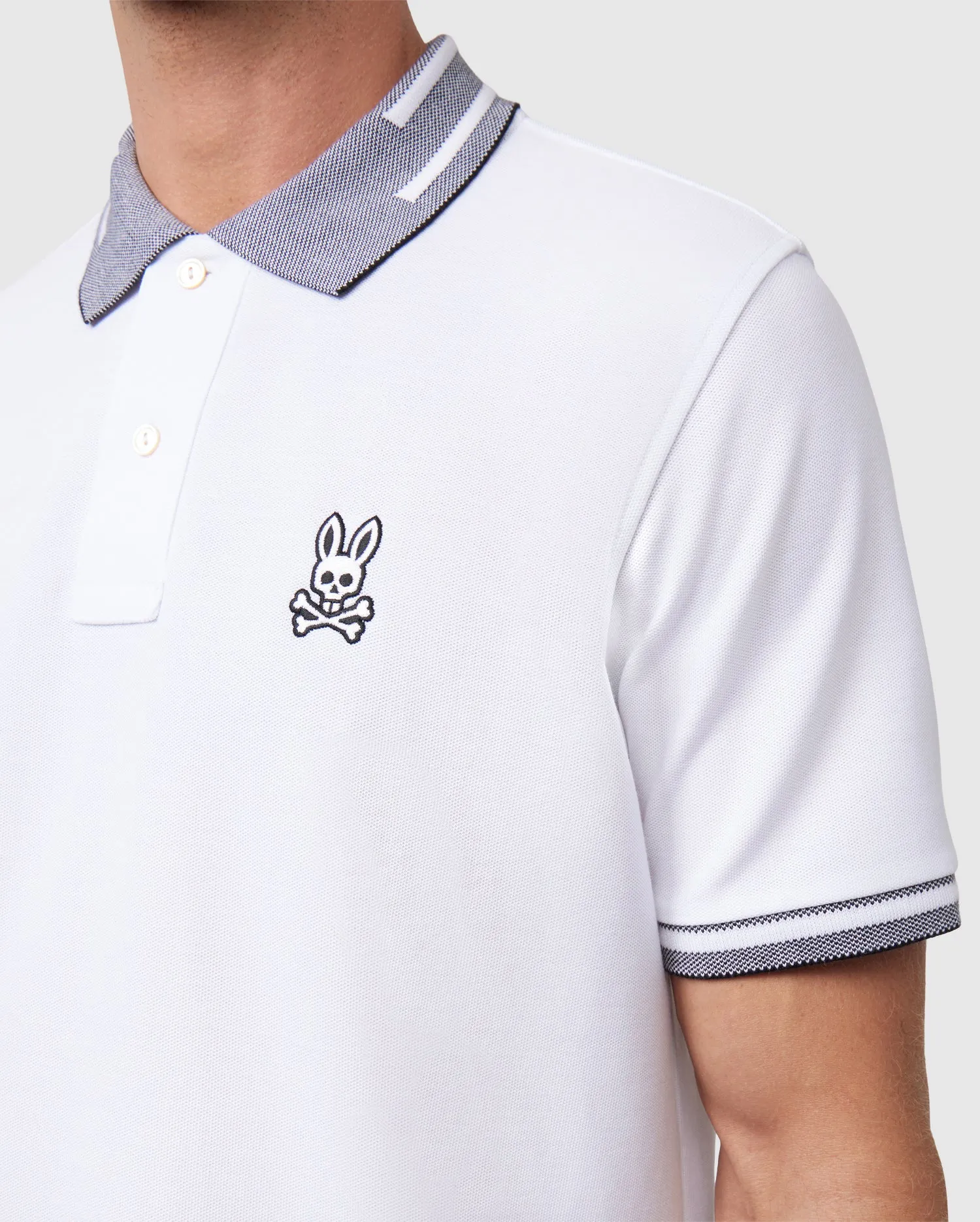 MENS CHESTER PIQUE POLO SHIRT - B6K333Z1PC sold by Psycho Bunny product image thumbnail 3