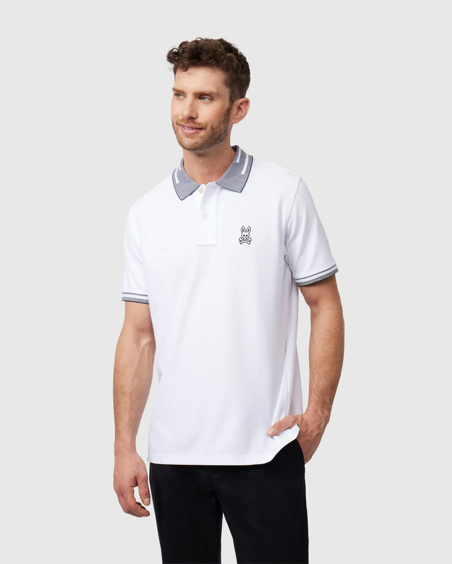 MENS CHESTER PIQUE POLO SHIRT - B6K333Z1PC sold by Psycho Bunny product image thumbnail 2