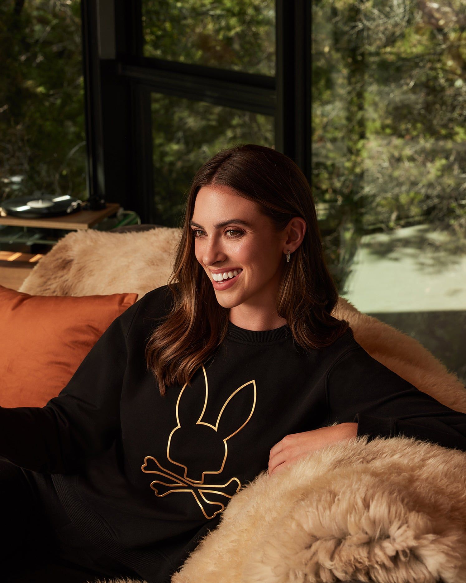 WOMENS BEAUMONT SWEATSHIRT - B2S702A2FT sold by Psycho Bunny product image thumbnail 3