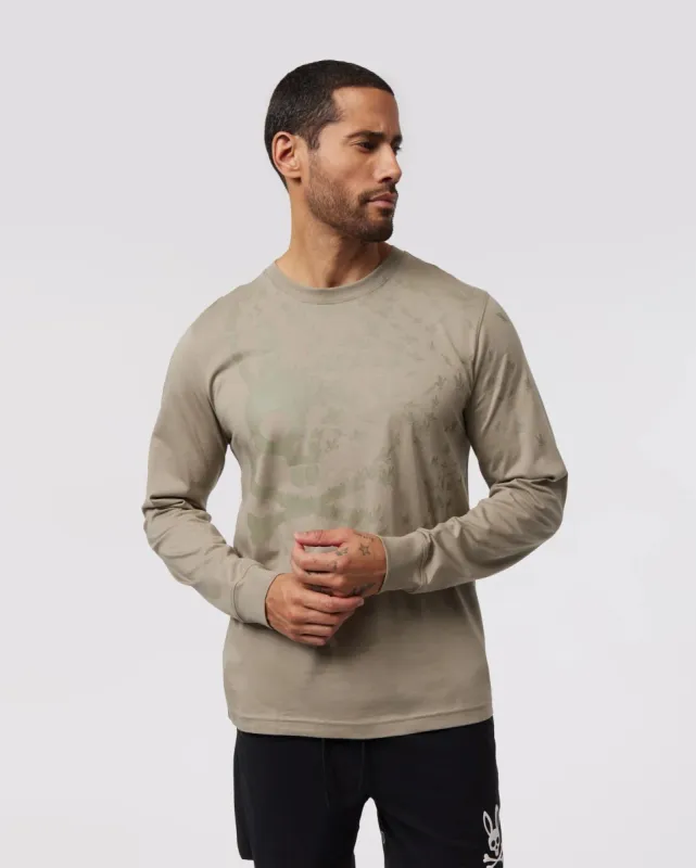 MENS MULLEN LONG SLEEVE GRAPHIC TEE - B6T650X1PC sold by Psycho Bunny