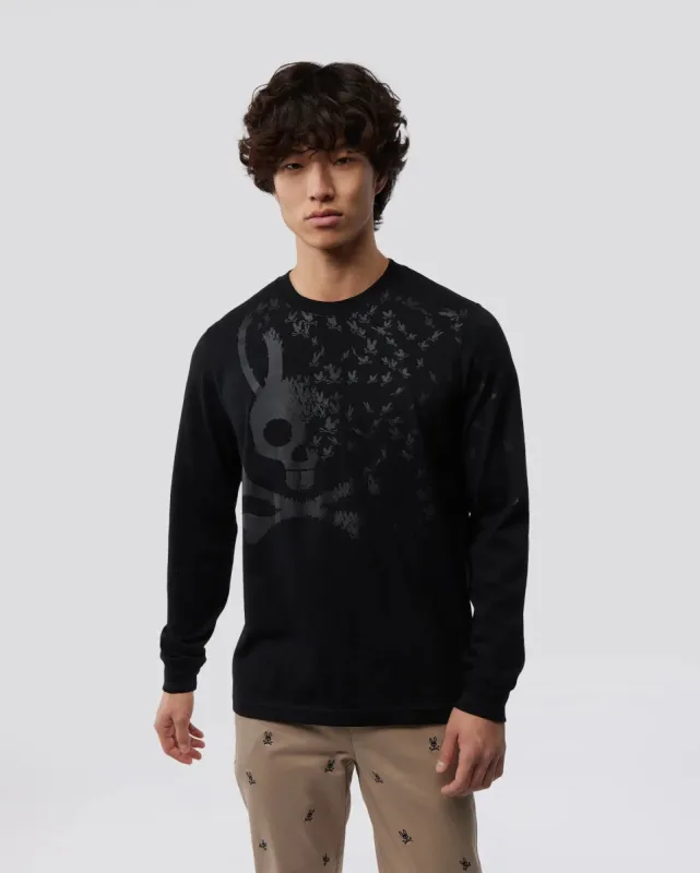 MENS MULLEN LONG SLEEVE GRAPHIC TEE - B6T650X1PC sold by Psycho Bunny