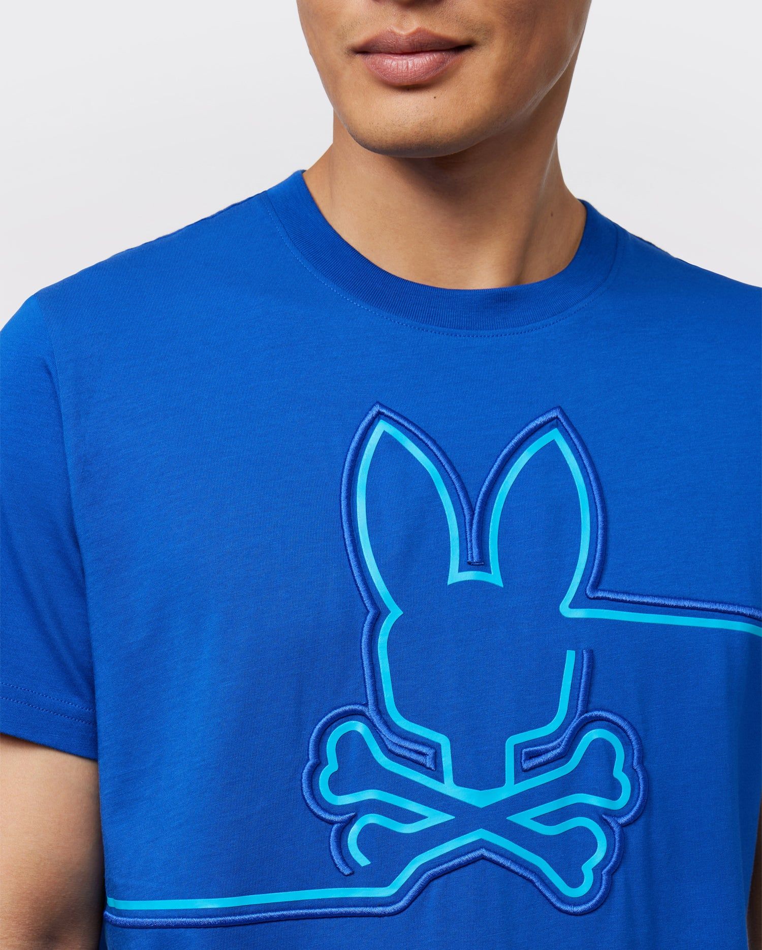 MENS CHESTER EMBROIDERED GRAPHIC TEE - B6U301Z1PC sold by Psycho Bunny product image thumbnail 3