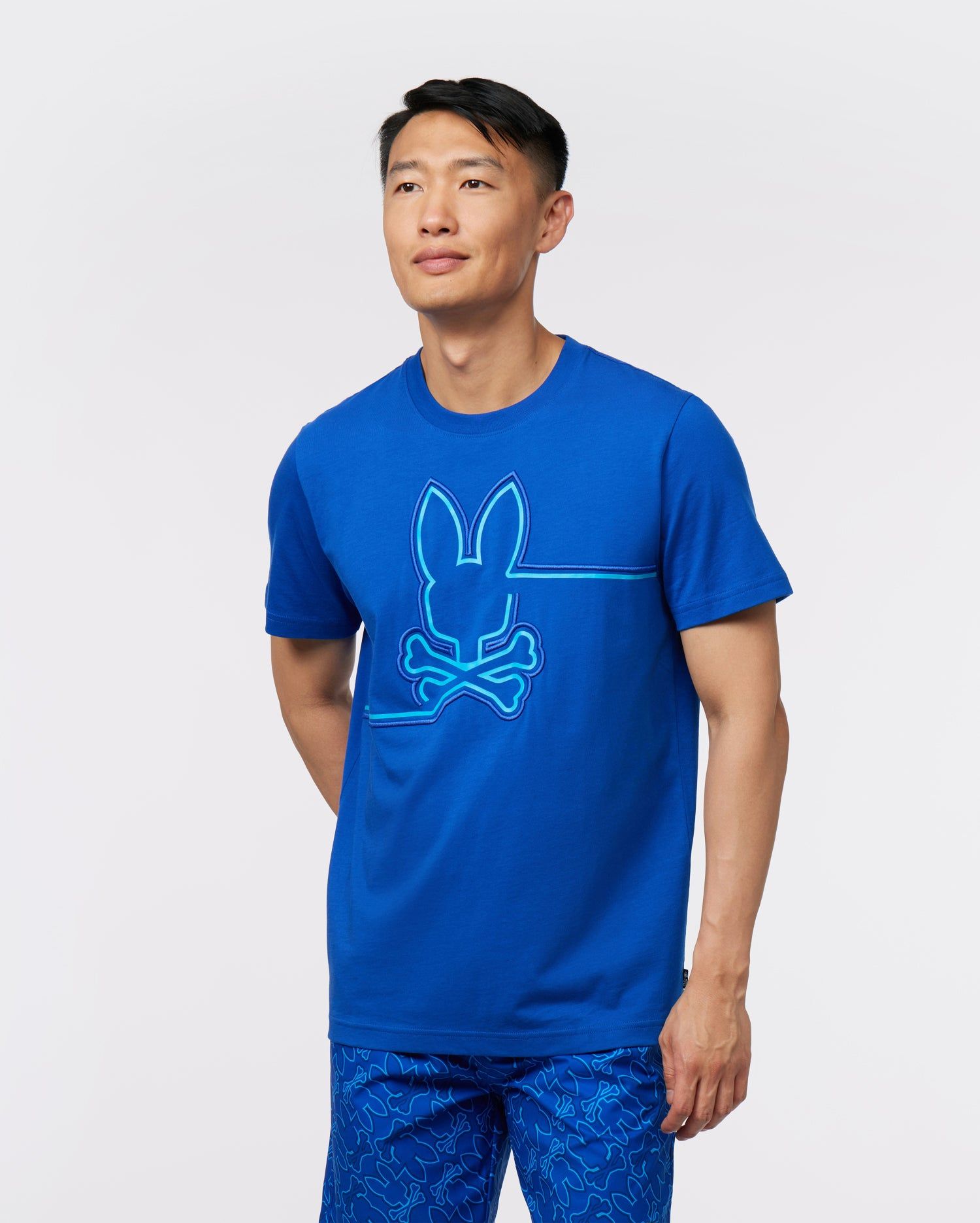 MENS CHESTER EMBROIDERED GRAPHIC TEE - B6U301Z1PC sold by Psycho Bunny product image thumbnail 2