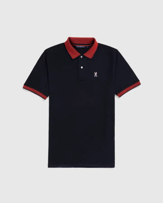MENS RODEO PIQUE POLO SHIRT - B6K609A2PC sold by Psycho Bunny