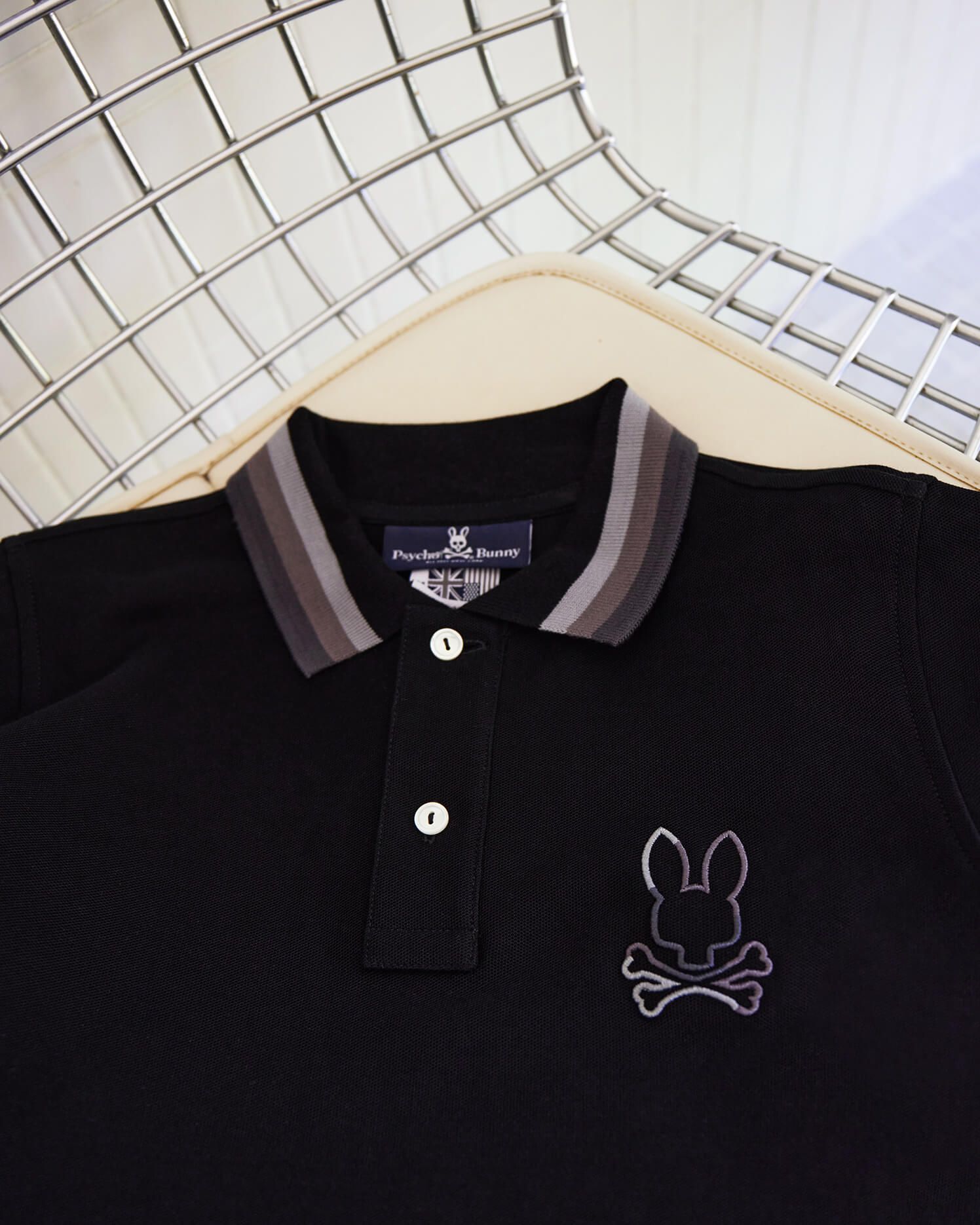 MENS CALLE FASHION POLO - B6K401W1PC sold by Psycho Bunny product image thumbnail 5