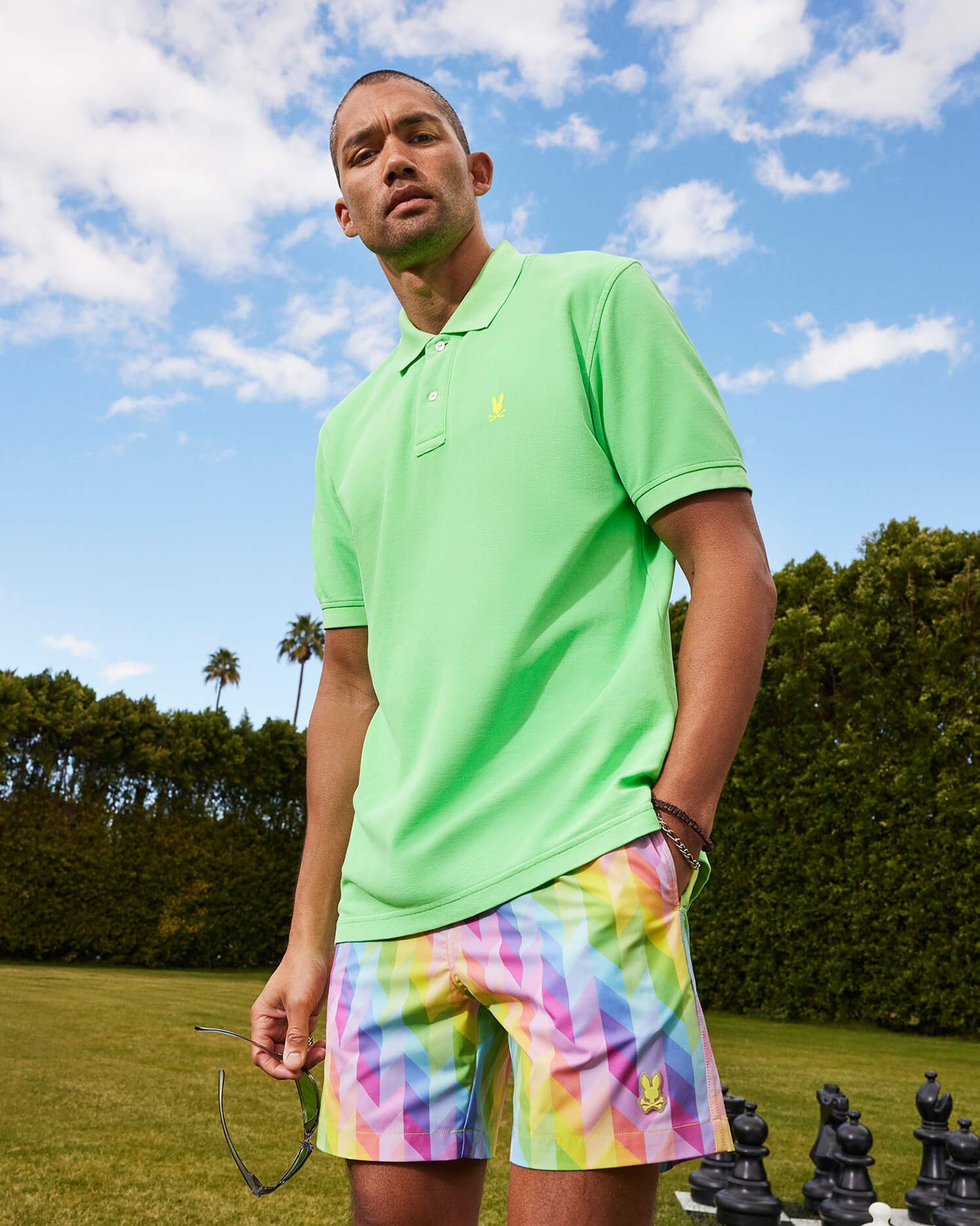 MENS PARAMOUNT PIQUE POLO - B6K166Y1PC sold by Psycho Bunny product image thumbnail 2