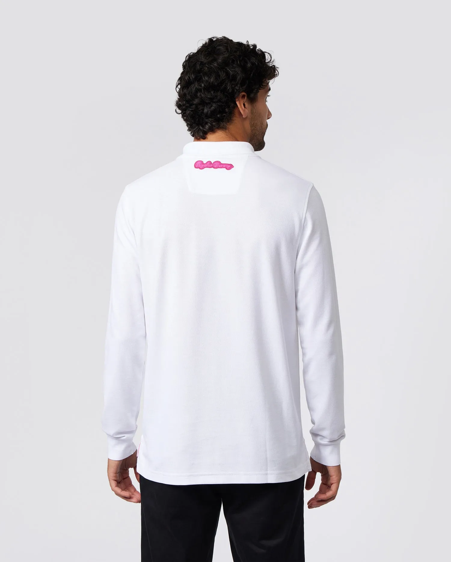 MENS CLEVELAND LONG SLEEVE CHAINSTITCH PIQUE POLO - B6M509Z1PC sold by Psycho Bunny product image thumbnail 5