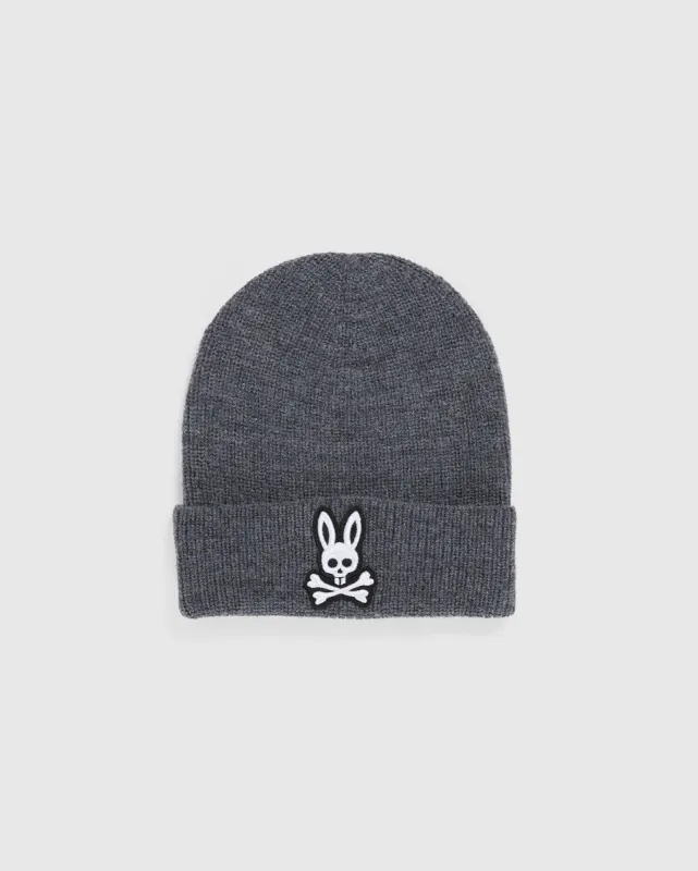 MENS WORTH WOOL BEANIE - B6A990U1HT sold by Psycho Bunny