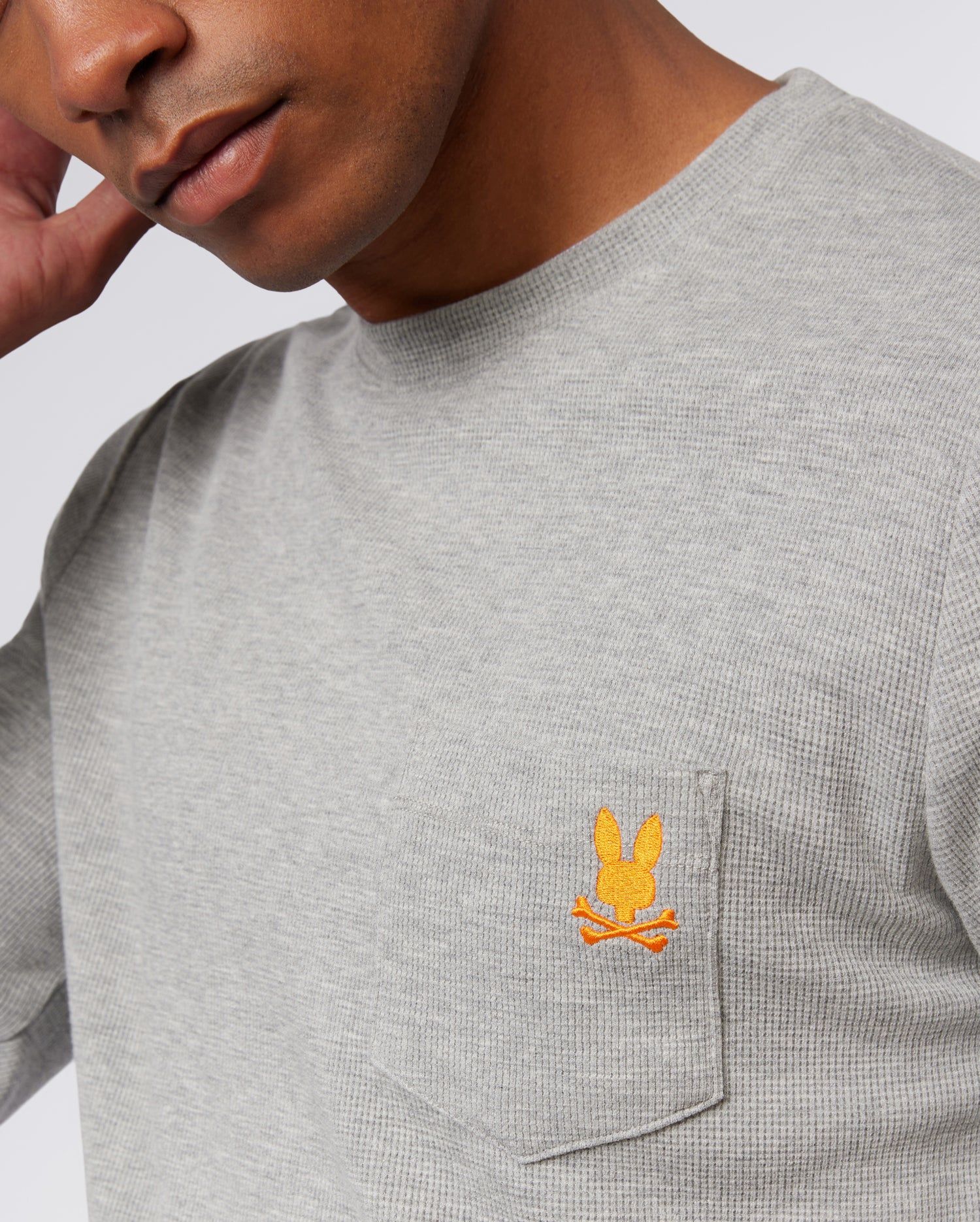 MENS WAFFLE POCKET LONG SLEEVE TEE - B6T672A2CO sold by Psycho Bunny product image thumbnail 4