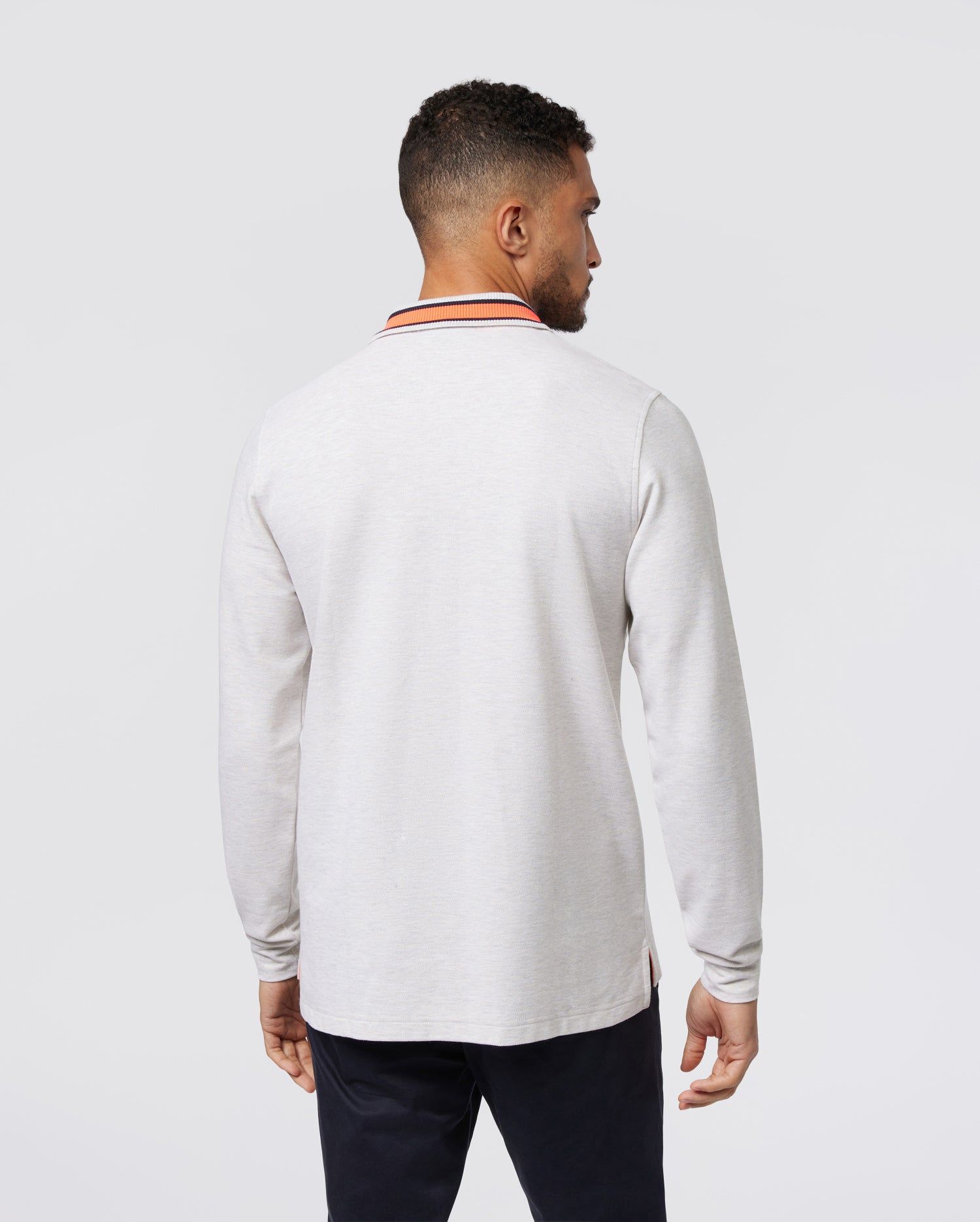 MENS LORENZO LONG SLEEVE PIQUE POLO - B6M405Z1PC sold by Psycho Bunny product image thumbnail 5