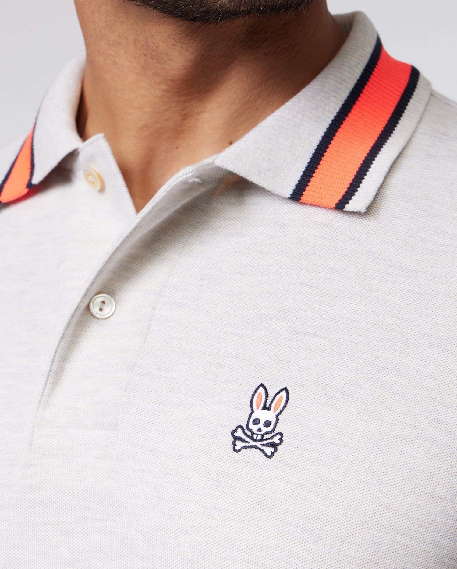 MENS LORENZO LONG SLEEVE PIQUE POLO - B6M405Z1PC sold by Psycho Bunny product image thumbnail 3