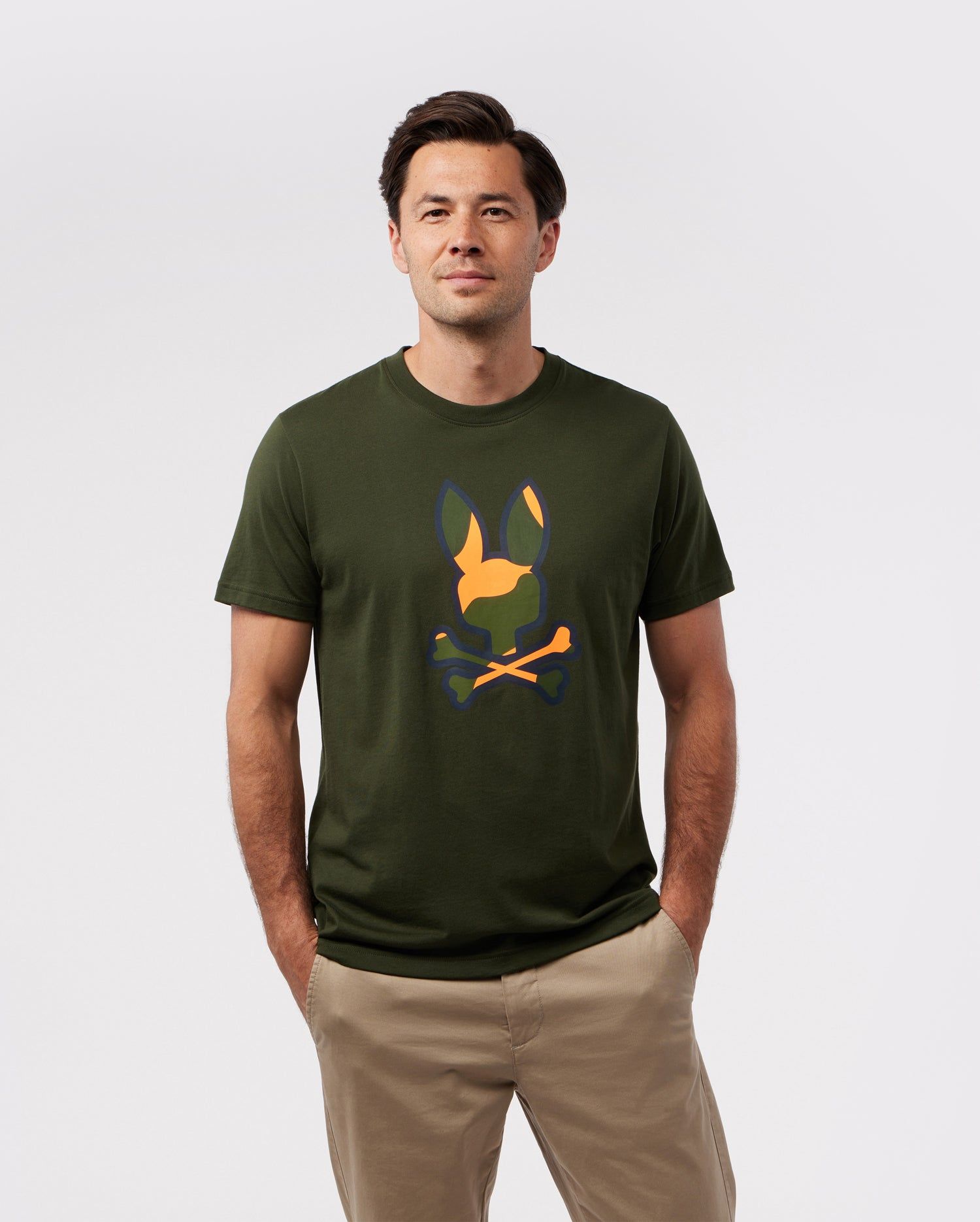 MENS PLANO CAMO PRINT GRAPHIC TEE - B6U375Z1PC sold by Psycho Bunny product image thumbnail 2