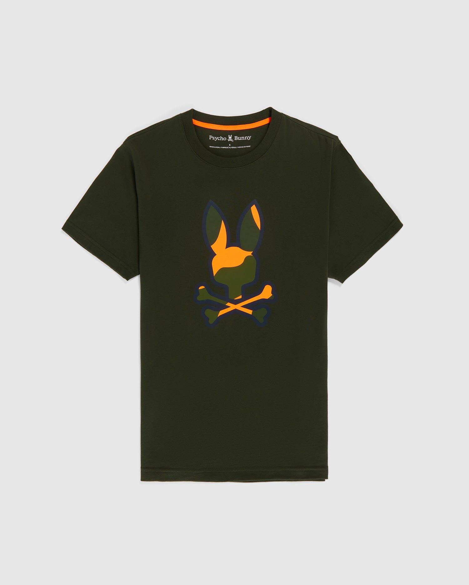 MENS PLANO CAMO PRINT GRAPHIC TEE - B6U375Z1PC sold by Psycho Bunny