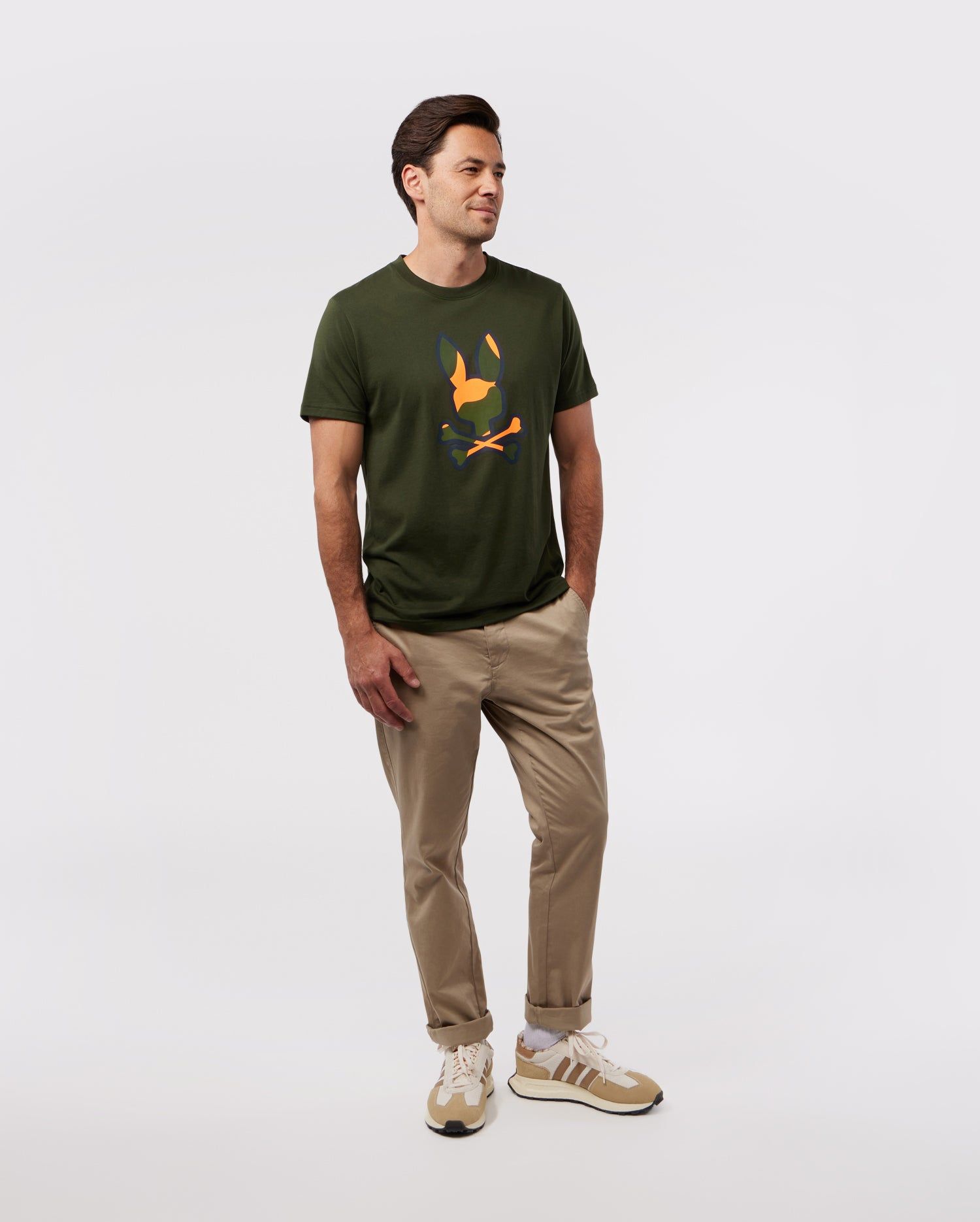 MENS PLANO CAMO PRINT GRAPHIC TEE - B6U375Z1PC sold by Psycho Bunny product image thumbnail 5