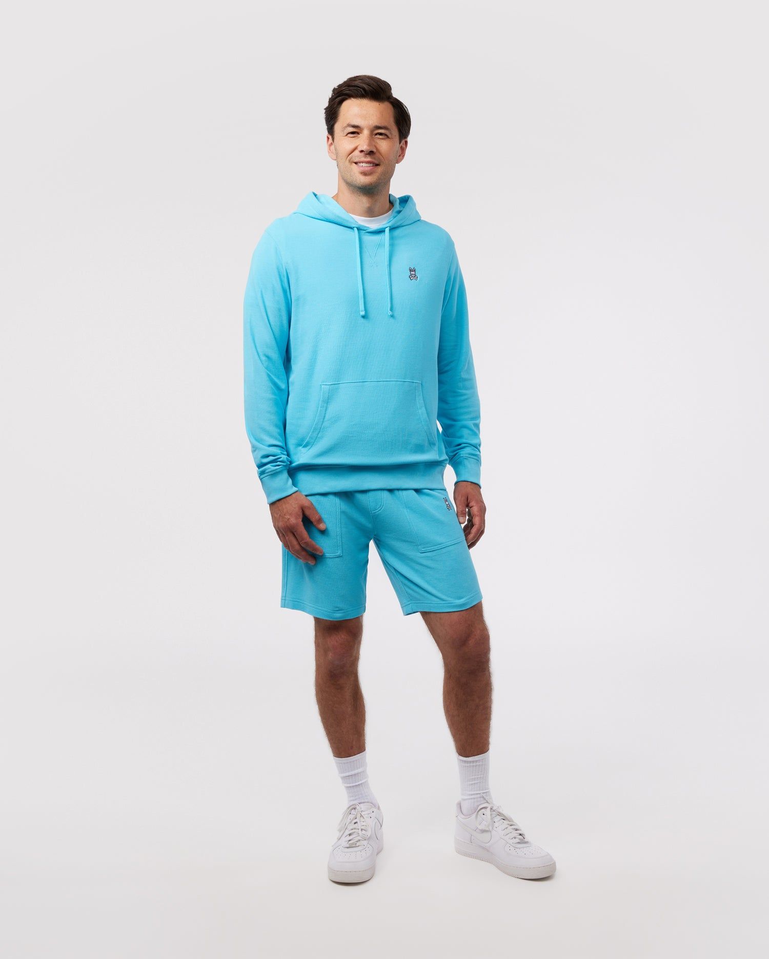 MENS BERKELEY LIGHTWEIGHT PIQUE HOODIE - B6H221Y1FT sold by Psycho Bunny product image thumbnail 5