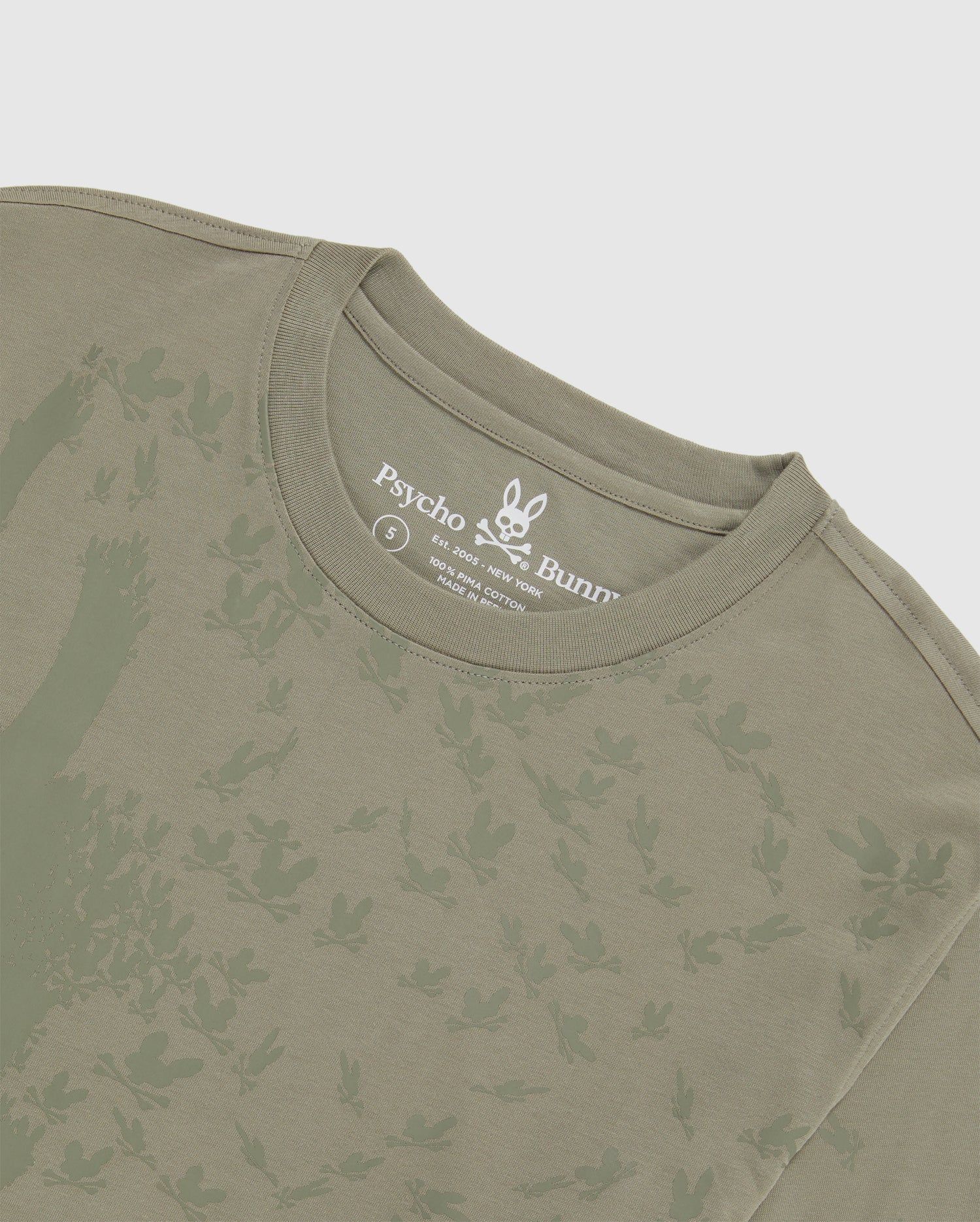 MENS MULLEN LONG SLEEVE GRAPHIC TEE - B6T650X1PC sold by Psycho Bunny product image thumbnail 6