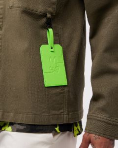 MENS CHESTER TWILL CHORE JACKET WITH EMBROIDERY - B6J387Z1OW sold by Psycho Bunny