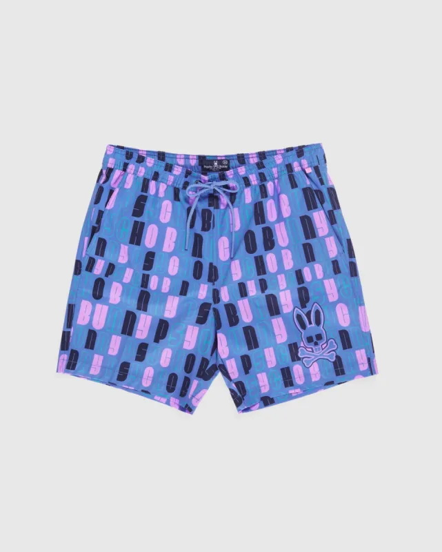 MENS KROME SWIM TRUNK - B6W445W1PO sold by Psycho Bunny