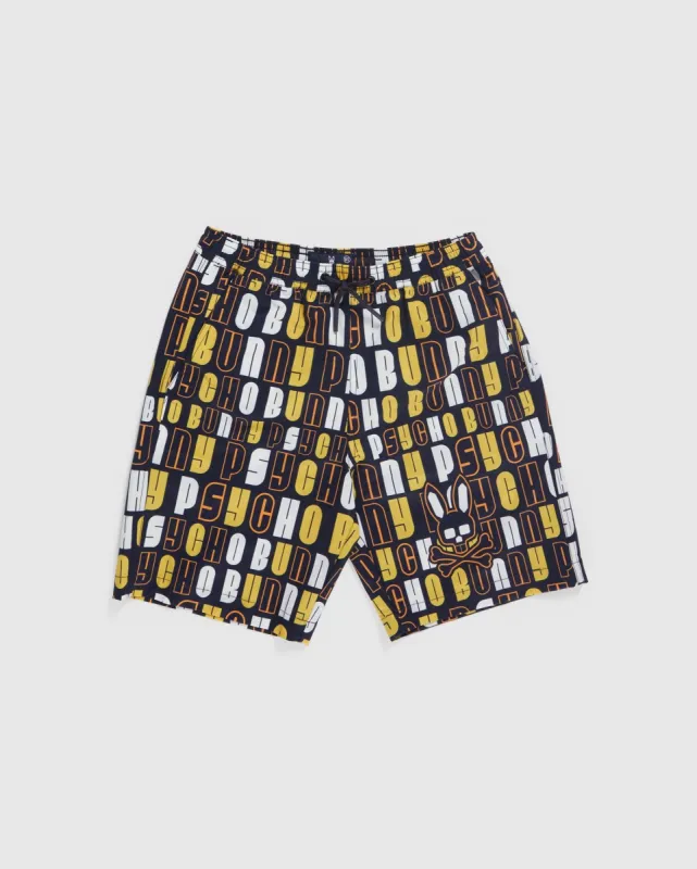 KIDS KROME SWIM TRUNK - B0W445W1PO sold by Psycho Bunny