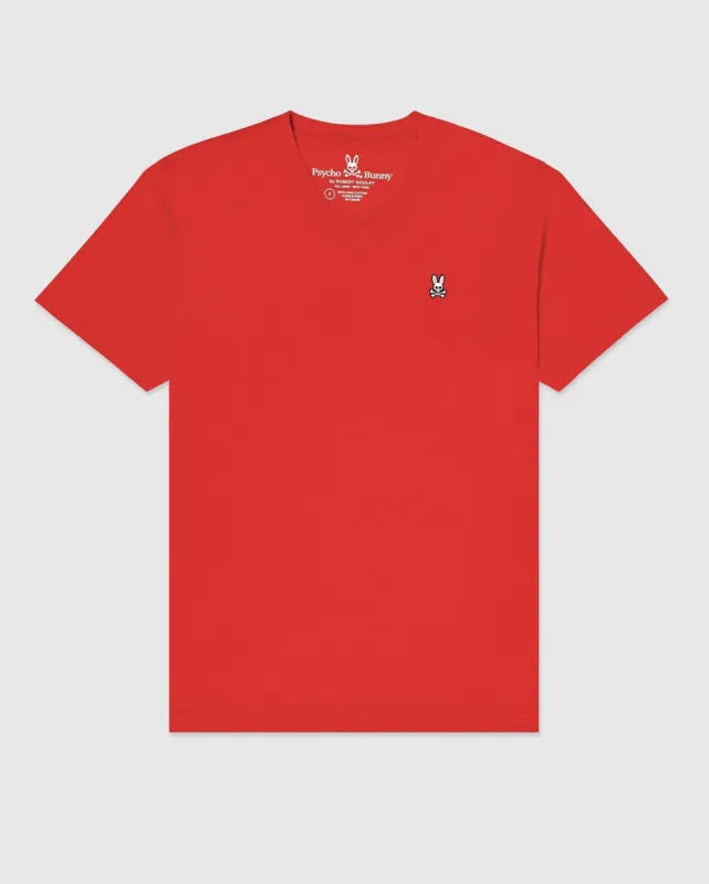 MENS BIG AND TALL CLASSIC V NECK TEE - B9U100CRPC sold by Psycho Bunny