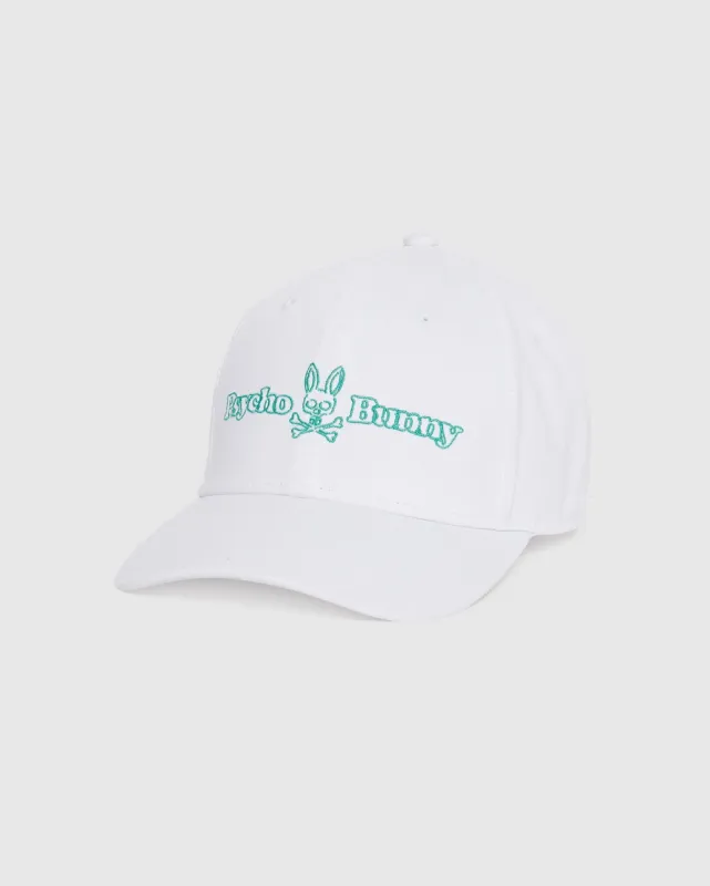 MENS LEDDON BASEBALL CAP - B6A651T1HT sold by Psycho Bunny