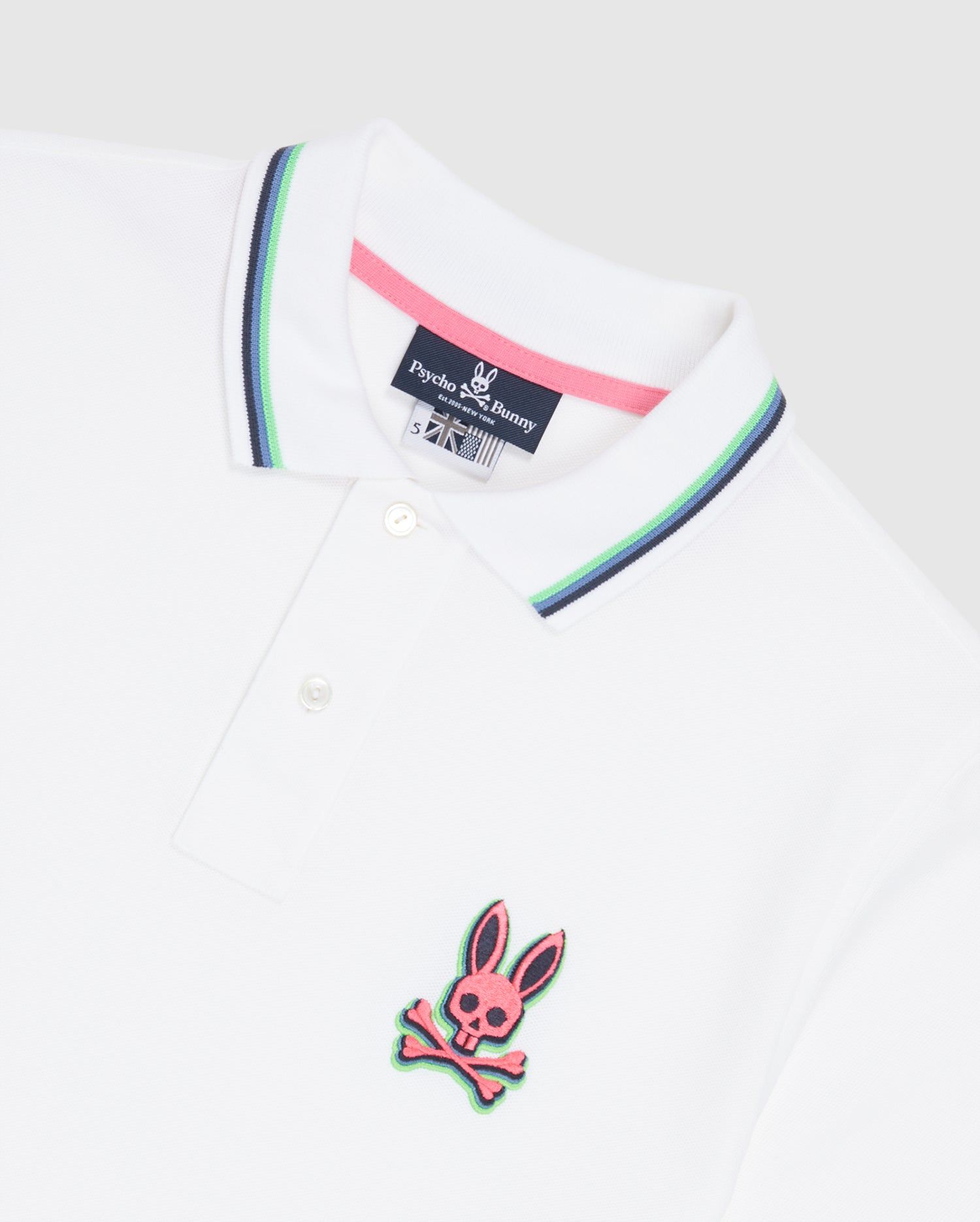 MENS BIG AND TALL HUDSON BUNNY LOGO POLO - B9K762U1PC sold by Psycho Bunny product image thumbnail 6