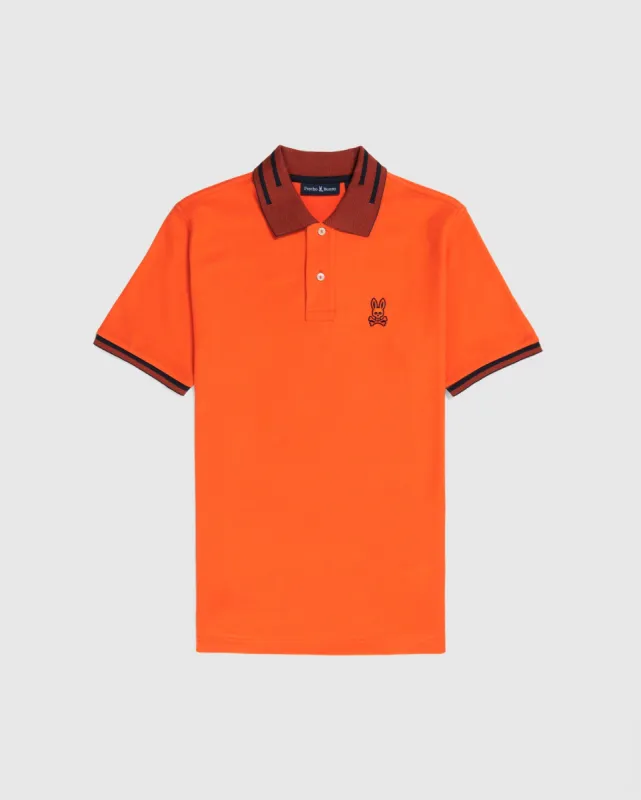 MENS CHESTER PIQUE POLO - B6K333Z1PC sold by Psycho Bunny