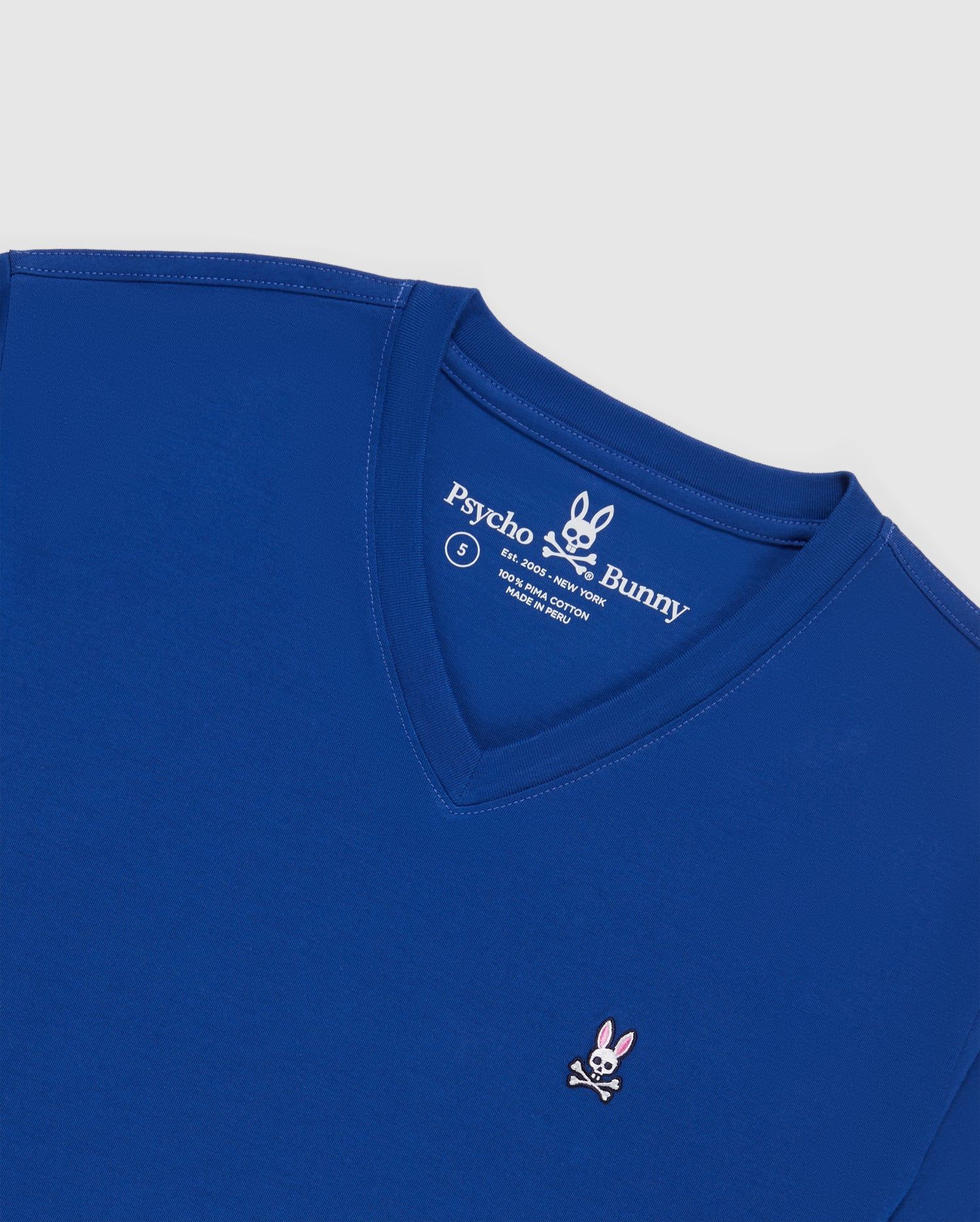 MENS CLASSIC V NECK TEE - B6U100X1PC sold by Psycho Bunny product image thumbnail 6